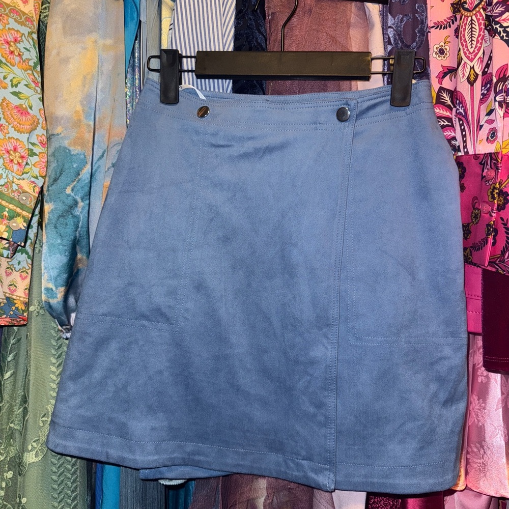Lulu's Sky Blue Mini Skirt